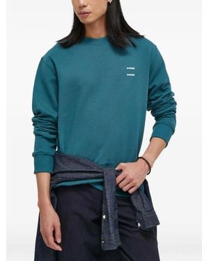 Samsøe & Samsøe Logo-Detail Sweatshirt - Blue