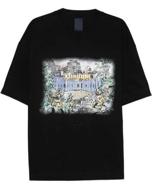 Juun.J Graphic T-Shirt - Black