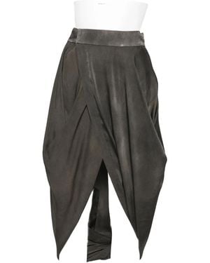 Uma Wang Asymmetric skirt - Grau