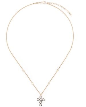 Jacquie Aiche Collana Con Pendente Sophia - Bianco