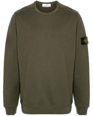 Stone Island コンパスバッジ スウェットシャツ - グリーン