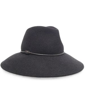 Peserico Sombrero Con Aplique De Cuentas - Azul