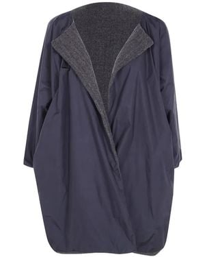 Daniela Gregis Reversible Cashmere Coat - Blue