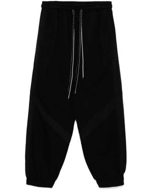 Mostly Heard Rarely Seen Wide-Leg-Hose Mit Einsätzen - Schwarz