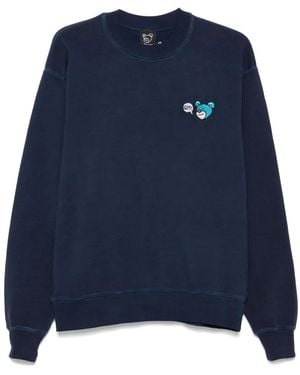INBETWEENERS Logo-Embroidered Sweatshirt - Blue