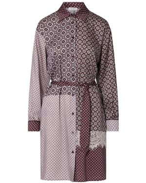 Liu Jo Twill Shirt Dress - Purple