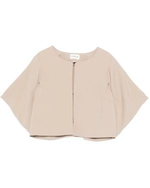P.A.R.O.S.H. Batwing-Sleeve Jacket - Natural
