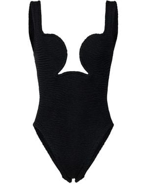 Paramidonna Luisa Textured Swimsuit - Black