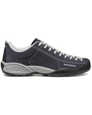 SCARPA Mojito Suede Panelled Trainers - White