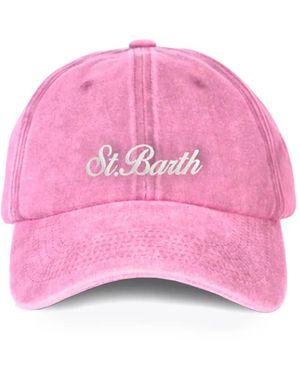 MC2 Saint Barth Davis Embroidery Hat - Pink