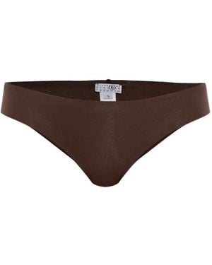 MM6 by Maison Margiela Seamless Briefs - Brown