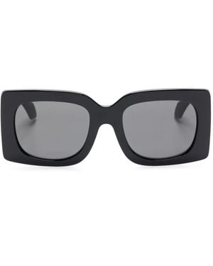 Versace Occhiali Da Sole Squadrati - Grigio