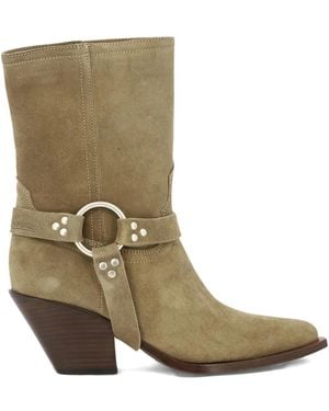 Sonora Boots Stivali Atoka Belt - Verde