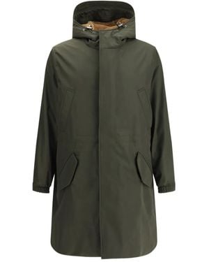Loro Piana Zermatt Drawstring-Hooded Coat - Green