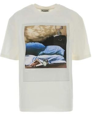 Jil Sander Graphic-Print T-Shirt - White
