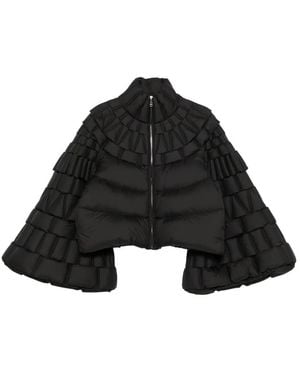 RAXXY Veste Matelassée À Manches Évasées - Black