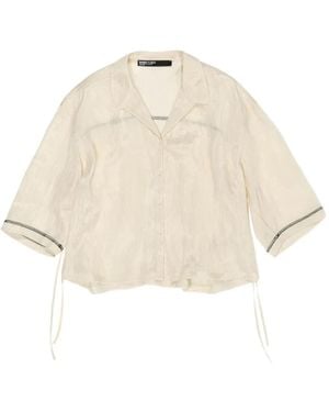 Bimba Y Lola ドローストリング シャツ - ナチュラル