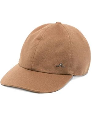Paul & Shark Cashmere Baseball Cap - Natural