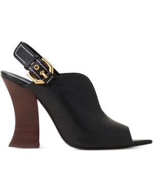 Lanvin バックルストラップ サンダル - ブラック