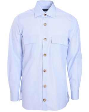 Kiton Cotton Shirt - Blue