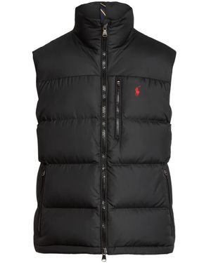 Polo Ralph Lauren Gilet Matelassé Polo Pony - Black