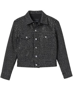 Marc Jacobs Truckerjack Verfraaid Met Studs - Zwart