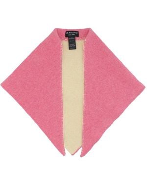 B.B. Wallace Logo Patch Scarf - Pink