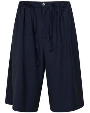 ROSE BURRITO Short À Lien De Resserrage - Blue