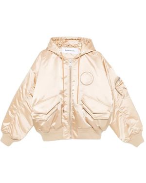 Etudes Studio Hooded Oversized Bomber Jacket - Natural