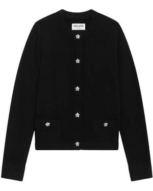Zadig & Voltaire Marcya Cardigan Aus Kaschmir - Schwarz