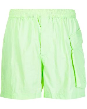 Y-3 Badeshorts Im Utility-Look - Grün