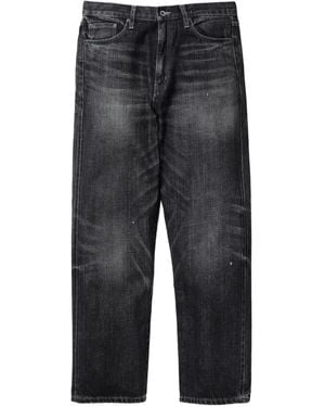 Neighborhood Jean À Effet Délavé - Gris