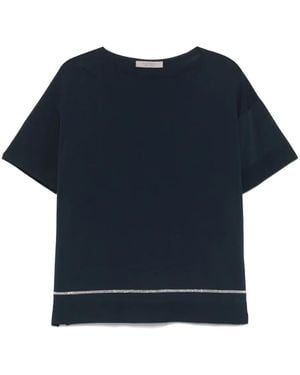D.exterior ビーズディテール Tシャツ - ブルー