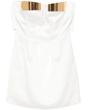 Elisabetta Franchi Mini Dress - White