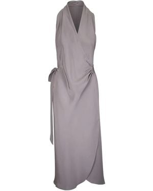 Peter Cohen Vestido cruzado - Morado