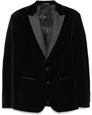 Remus Uomo Velvet Blazer - Black