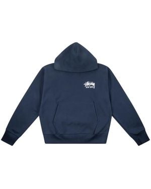 Stussy Felpa Con Cappuccio - Blu