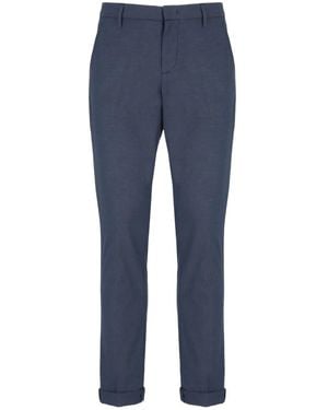 Dondup Logo-Detail Pants - Blue