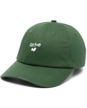 Arte' Heart-Logo Baseball-Cap - Green