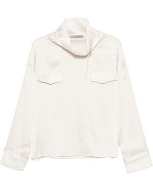 D.exterior Klassisches Oberteil - Weiß