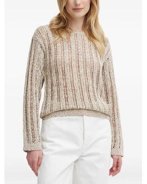 Sisley Open-Knit Jumper - Natural