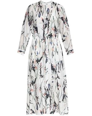Munthe Floral-Print Dress - White