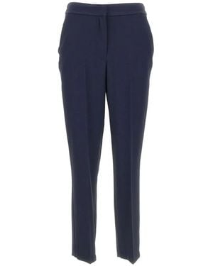 Kaos Side Pockets Elasticated Pants - Blue