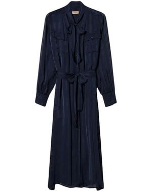 Twinset Georgette Shirt Dress - Blue