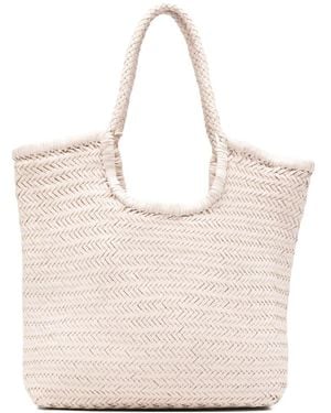 Dragon Diffusion Ns Diagonal Triple Jump Shoulder Bag - Natural