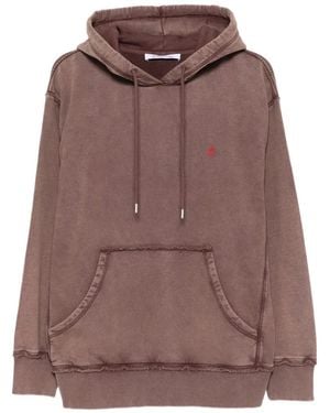 Etudes Studio Logo-Embroidered Hoodie - Brown