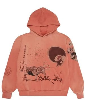 Travis Scott X Takashi Murakami The Path Graphic-Print Hoodie - Pink