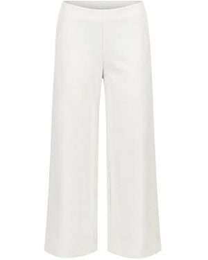 ODEEH Wide-Leg Pants - White