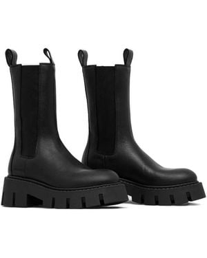 COPENHAGEN Lug-Sole Chelsea Boots - Black