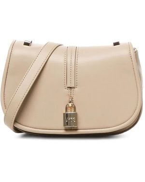 V73 Borsa A Tracolla Con Logo Inciso - Neutro